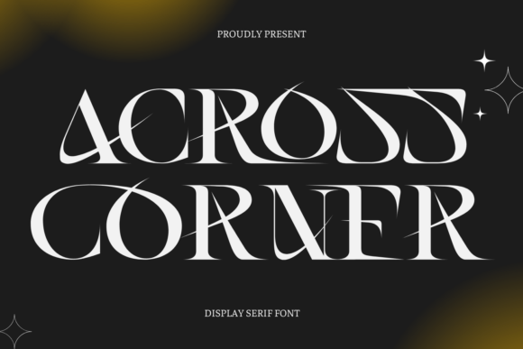 Across Corner Font for Creative Makers