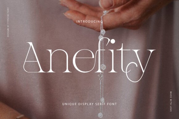 Anefity: A Serif Font for Impactful Campaigns