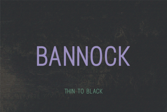 Bannock: A Font for Clear Campaigns