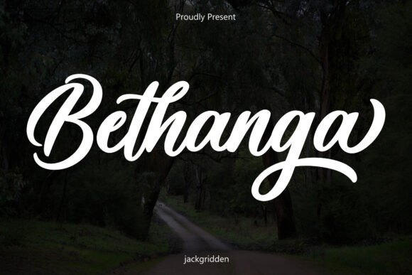 Bethanga: A Handwritten Font for Creative Marketing