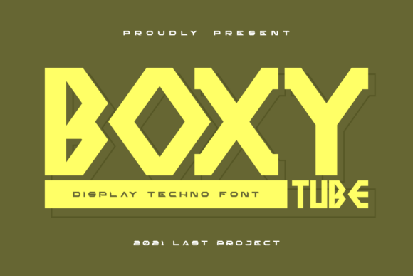 Boxy Tube: A Bold Display Font