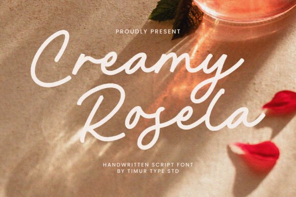 Creamy Rosela: A Stylish Script Font