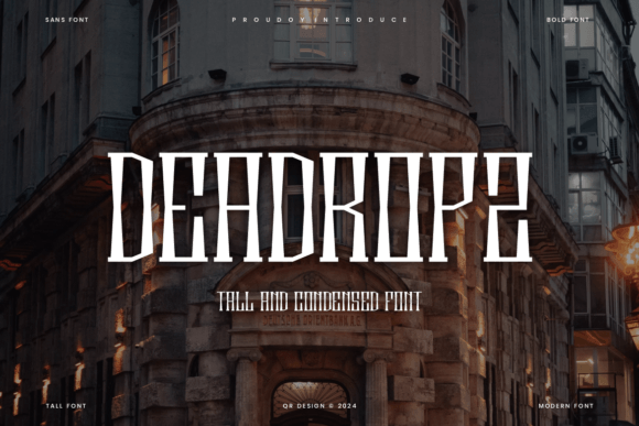 Deadropz: A Bold Serif for Editorial Impact