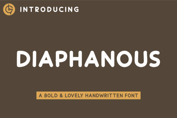 Diaphanous: A Handwritten Font for Makers