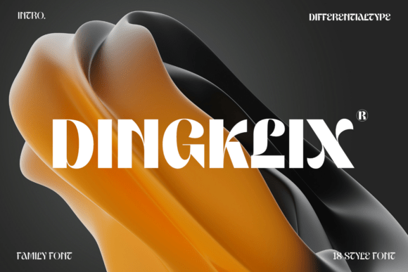Dingklix: A Font for Elegant Design