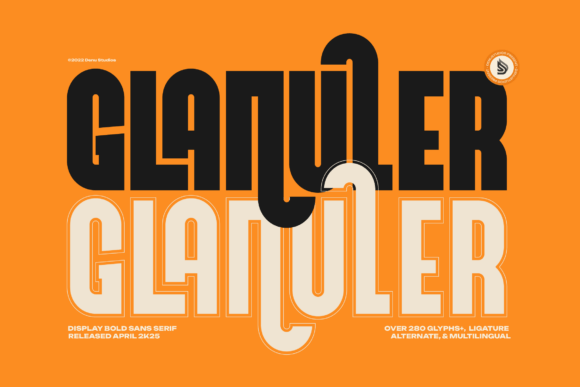 Glanuler: A Bold Font for Web Design