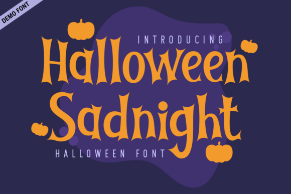Halloween Sadnight Demo Font