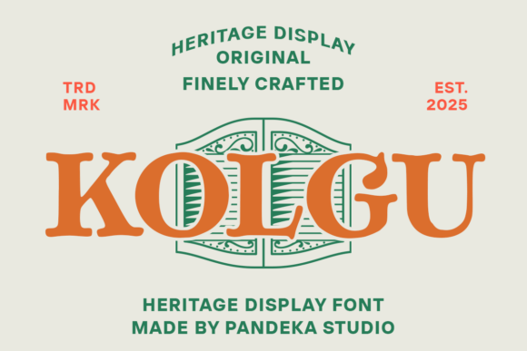 Kolgu – Vintage Serif Font for Crafters