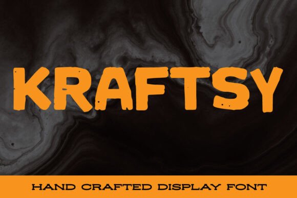 Kraftsy: A Handcrafted Font for Creative Projects