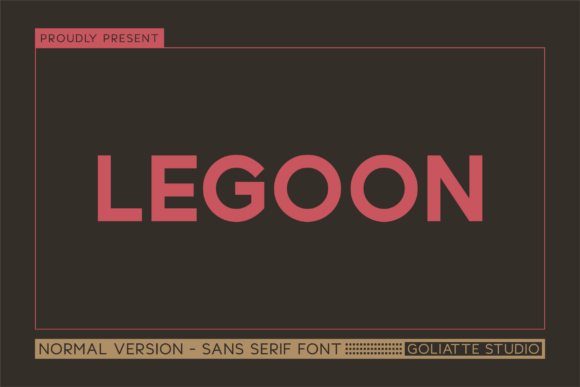 Legoon: A Bold Sans Serif for Real Projects