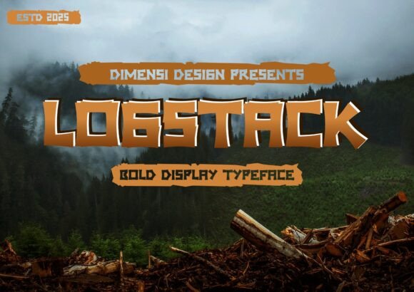 Logstack Font – Bold and Unique
