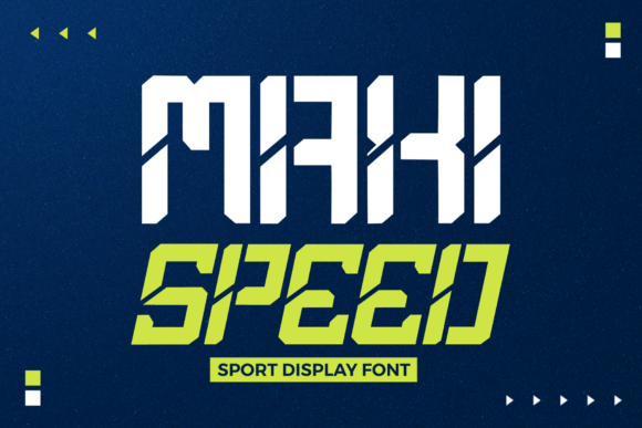Maxispeed: A Bold Display Font for Crafters