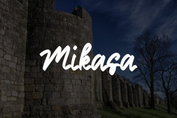 Mikasa: A Creative Font for Makers