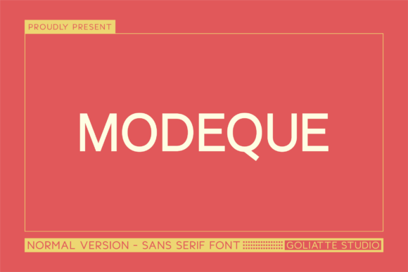 Modeque: A Modern Font for Business Success