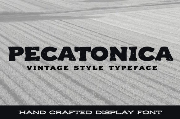 Pecatonica: A Bold, Rugged Font for Creative Projects