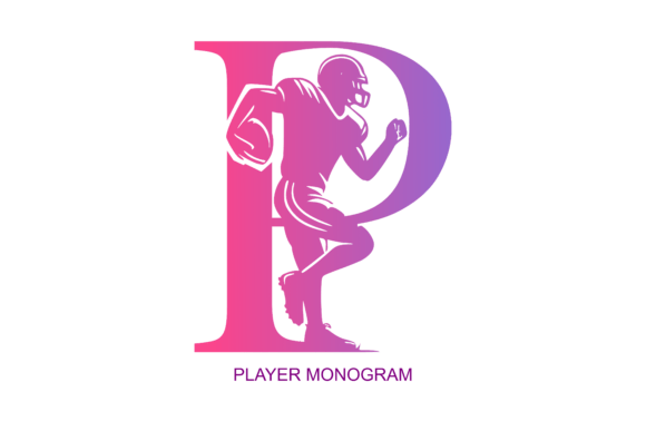 Player Monogram Font for Creative Projects