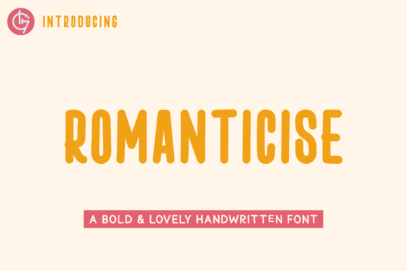 Romanticise: A Bold, Elegant Sans Serif