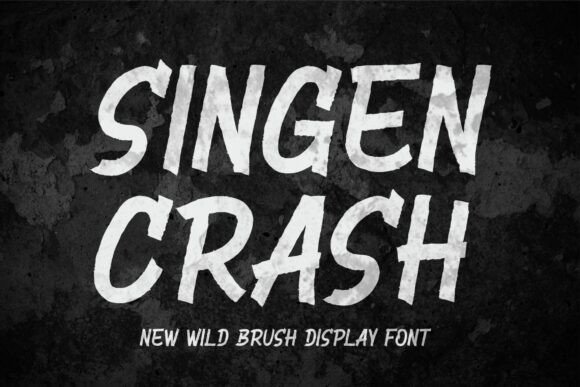 Singen Crash: A Wild Typeface for Bold Design