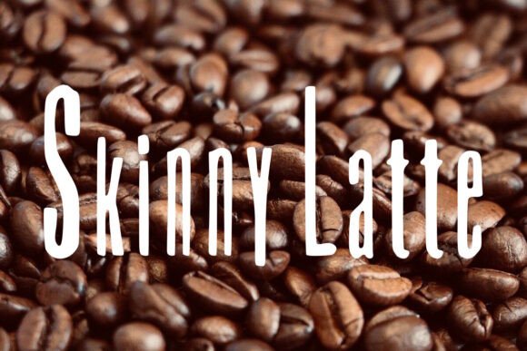 Skinny Latte: A Stylish Sans Serif