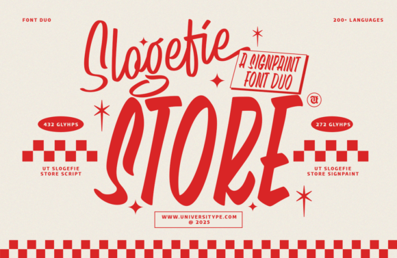 Slogefie Store: A Dynamic Font for Bold Branding