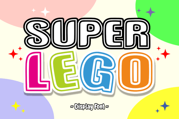 Super Lego Font for Creative Marketing