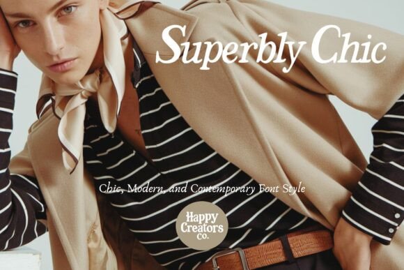 Superbly Chic Font for Creative Projects