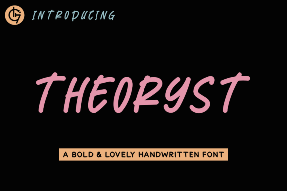 Theoryst: A Handwritten Font for Editorial Impact