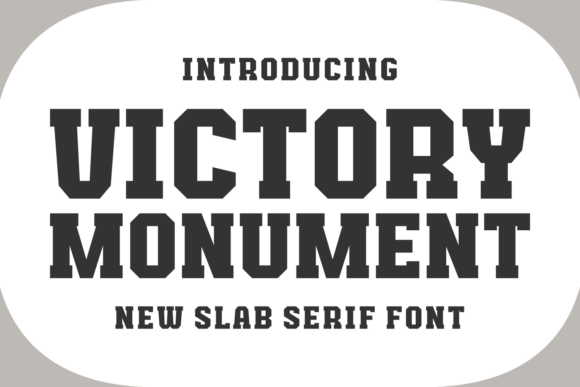 Victory Monument Font for Web Design